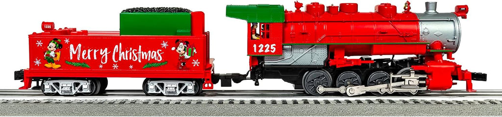 Lionel Disney Christmas LionChief 0-8-0 Set con capacidad Bluetooth, juego de tren modelo eléctrico calibre O con control remoto