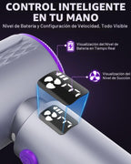 Aspirador de coche de mano 16KPa inalámbrico con pantalla LCD