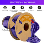 ERYONE Filamento PLA de seda para impresora 3D de 0.069 in +\/- 0.0...