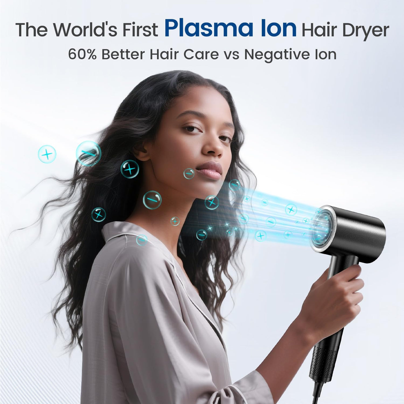 Hair Dryer with 110000 RPM High Speed 1400w Motor for 1-5min Fast D...