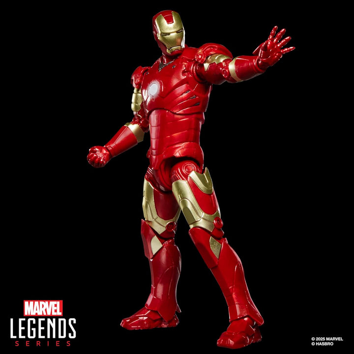 Marvel Serie Legends Iron Man Mark III, Figura de acción colecciona...