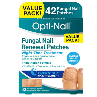 Opti-Nail Parches de renovación de uñas fúngicas - 42 parches, el t...