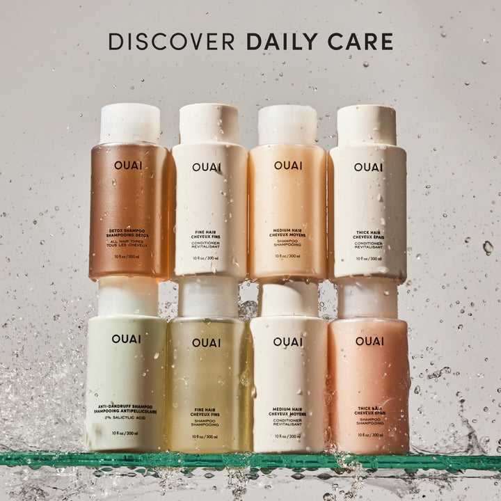 OUAI Champú para Cabello Fino - Champú Voluminizador para Mechas Fi...