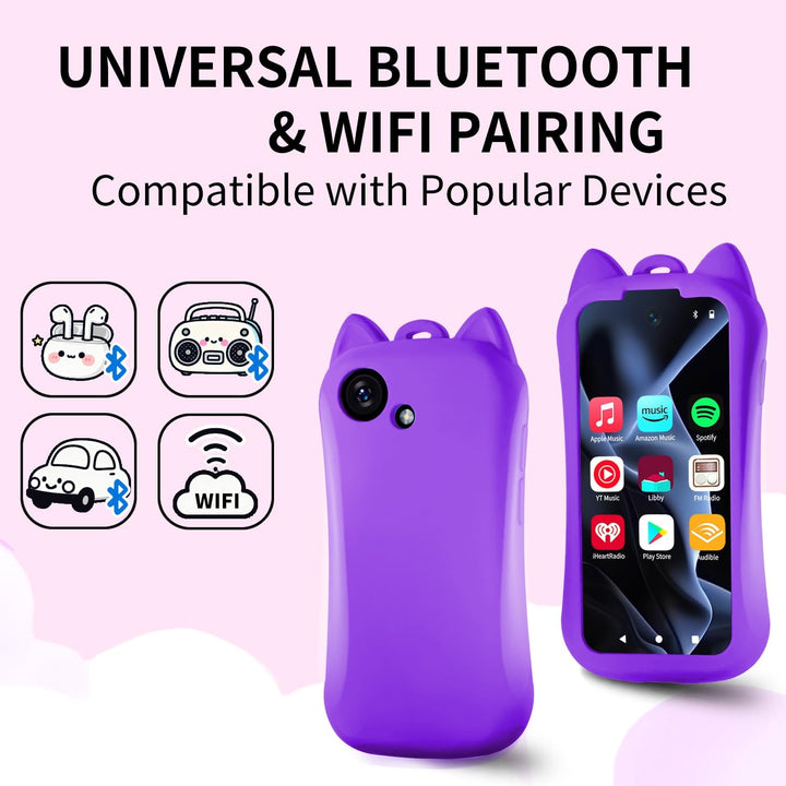Reproductor MP3 con Bluetooth WiFi 80GB, reproductor de música digi...
