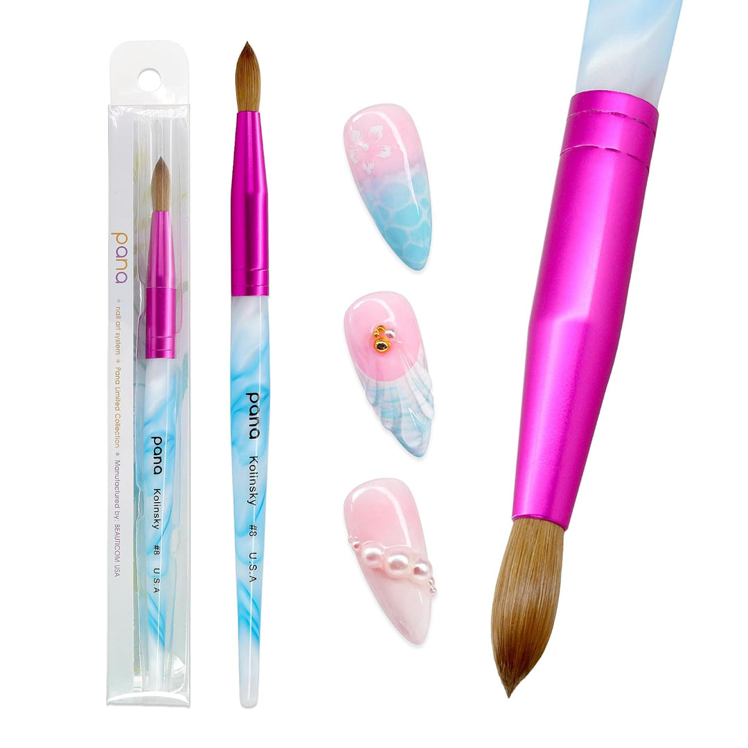 PANA USA \u2013 Pincel para uñas acrílicas, con cerdas de pelo de K...