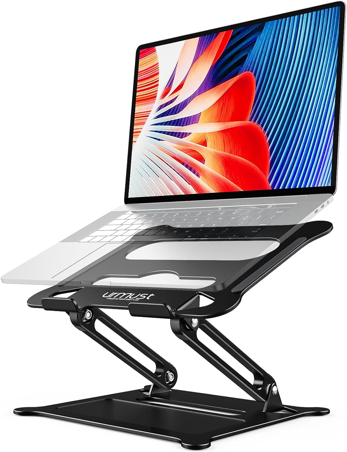 Urmust - Soporte de aluminio ligero para laptop y notebook de hasta...