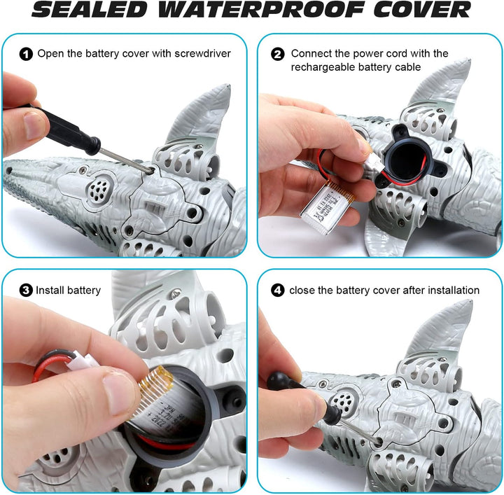 fromeasy Juguetes de Dinosaurio con Control Remoto para Niños de 3...