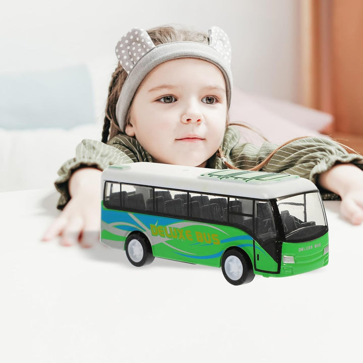 Modelo de autobús móvil realista para coche de autobús de