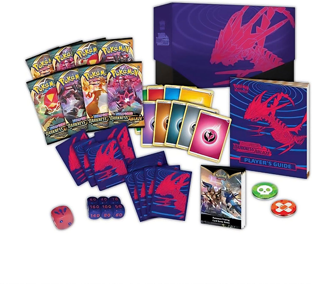 Pokémon TCG: Caja de Entrenador Élite Espada y Escudo Oscuridad Incandescente, Multicolor