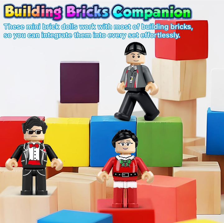 4BEE 24 piezas Mini Figuras de Bloques de Construcción