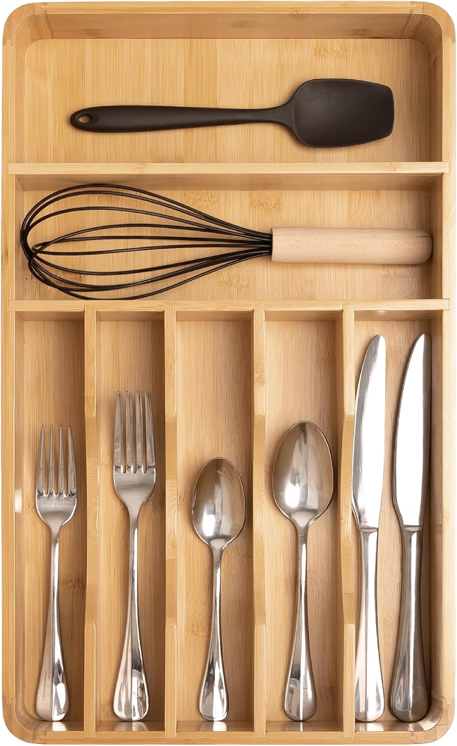 Organizador de cubiertos y utensilios, fijo de 10.5 pulgadas