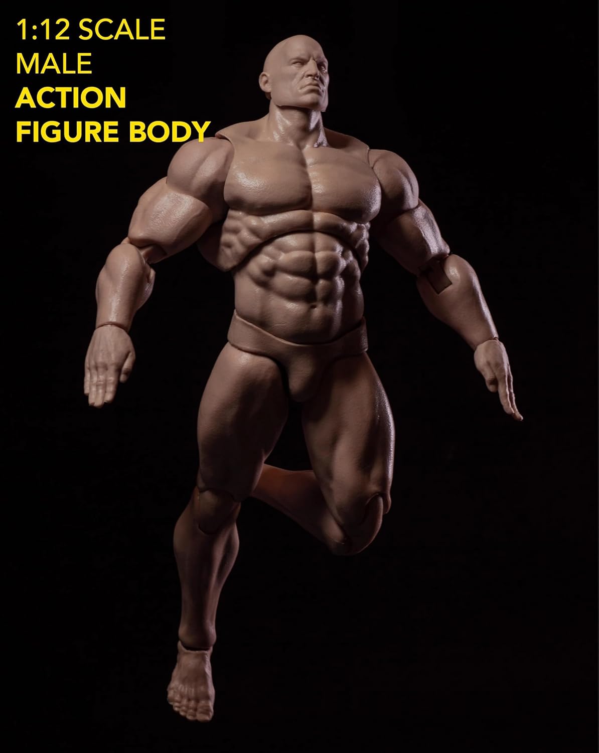Fremego Figura de acción masculina a escala 1/12, 6 pulgadas, súpe...