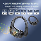 Auriculares inalámbricos Bluetooth 5.4 de 75 horas para deporte, au...
