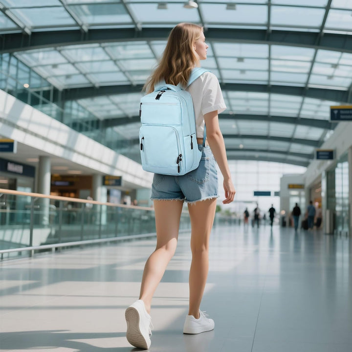 SUIKIHUM Mochila impermeable para portátil para hombres y mujeres,...