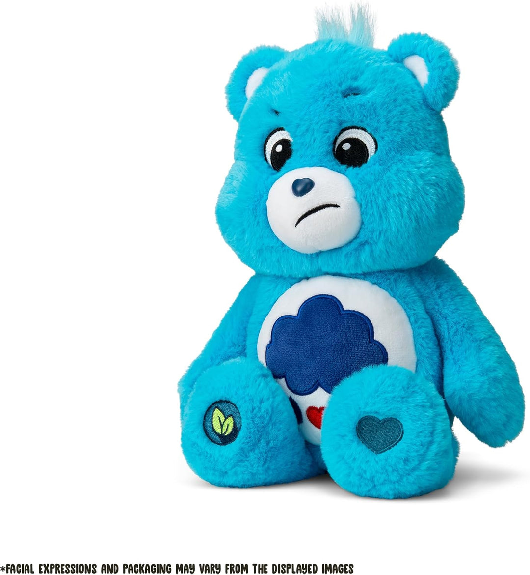 Care Bears Oso de peluche Gruñon de 35,5 cm - Peluche azul para may...