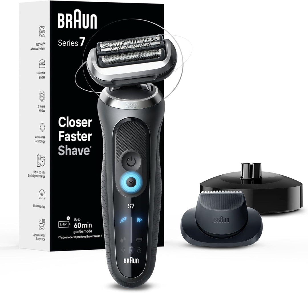 Braun Series 7 - Afeitadora eléctrica para hombres, maquinilla de a...
