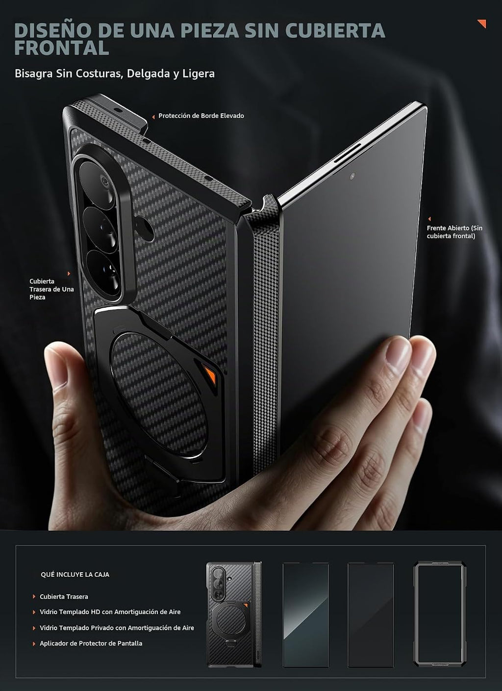 SUPCASE Funda para Galaxy Z Fold 8 Ultra/Z Fold 7, soporte magnético de 360