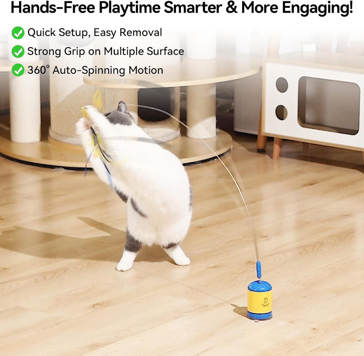 Migipaws Juguetes para gatos, un Bondle de Migi-Mouse y Migi-Teaser