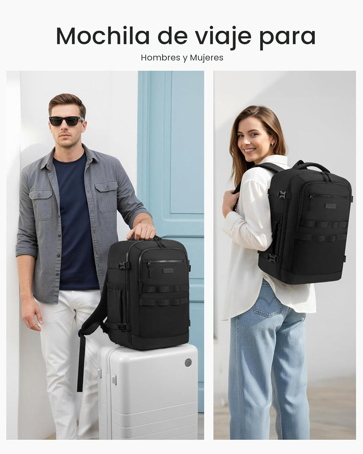 LOVEVOOK Mochila de viaje de 40L para mujeres y hombres, mochila de...