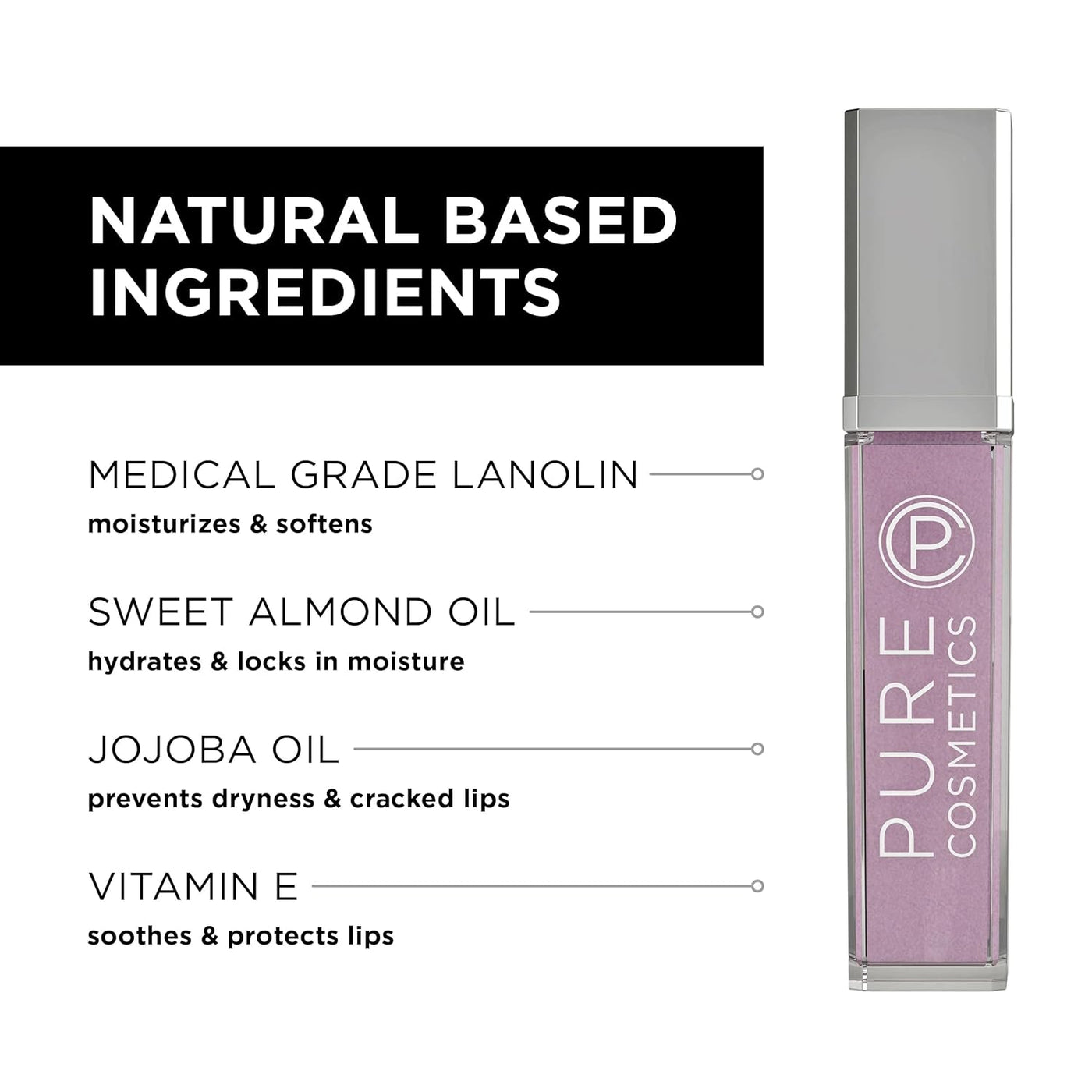Pure Illumination - Brillo de labios iluminado con cepillo aplicado...