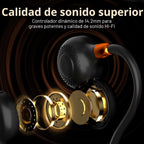 Ortizan Auriculares de oreja abierta, Bluetooth 5.3 inalámbricos de conducción de aire, auriculares deportivos, sonido premium, IPX6 impermeable, llamada clara, 0.67 oz auriculares ligeros para