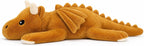 Brease Animal de peluche de dragón naranja con peso de 5 libras sin perfume, grande, lindo dragón de peluche para abrazo suave y momentos tranquilos, compañero suave para niños y adultos, peluche