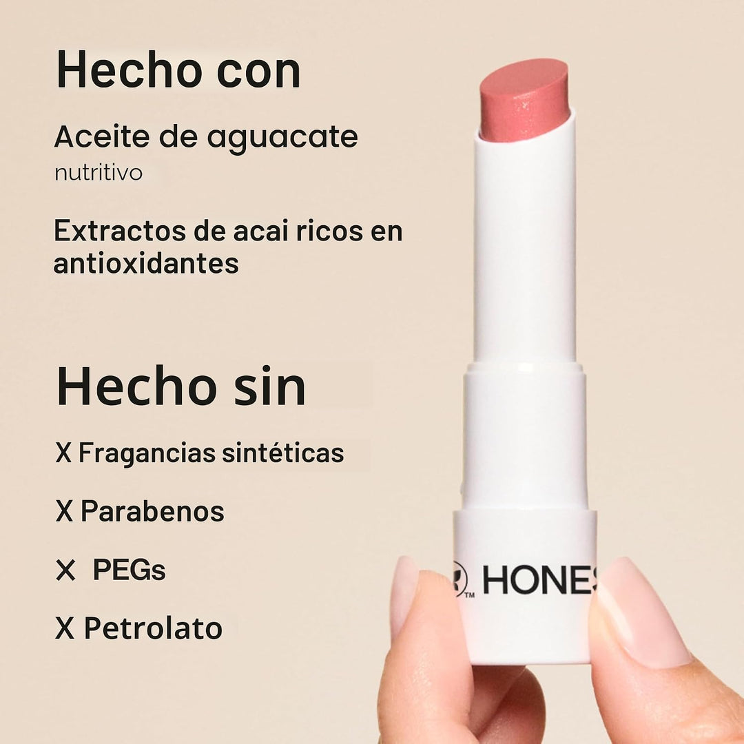 Bálsamo labial Honest Beauty tintado, melón de verano, vegano, más...