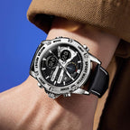 OLEVS Relojes para Hombre Moda Fecha Regalo Cronógrafo Reloj para Hombre Gran Negocio Digital Calendario Resistente al Agua Reloj de Muñeca para Hombre