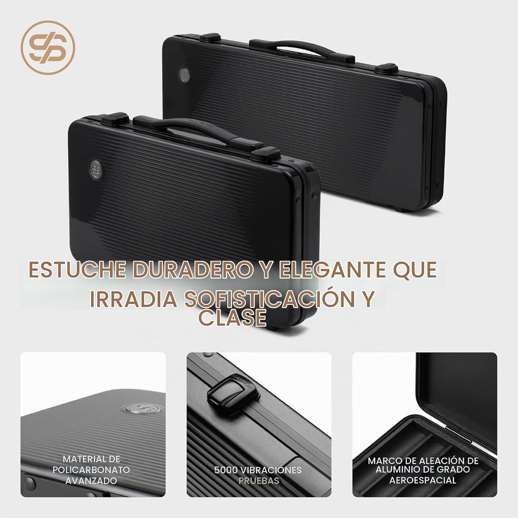 SLOWPLAY Godel Clay Poker Set, Fichas de arcilla de 14 g y 40 mm para Texas Hold'em