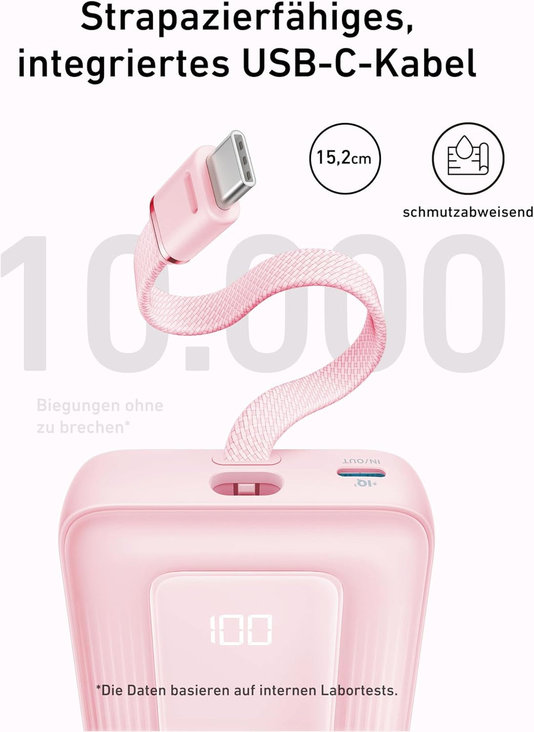 Anker Banco de energía de 30 W y 45 W y 20,000 mAh con cable USB-C...