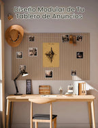 Tablero de anuncios de fieltro y tablero de corcho alternativo 48