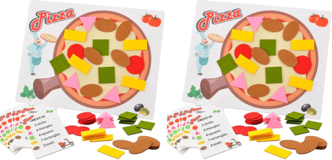 CHEFAN Juguetes para contar pizza para niños pequeños, juguetes de...
