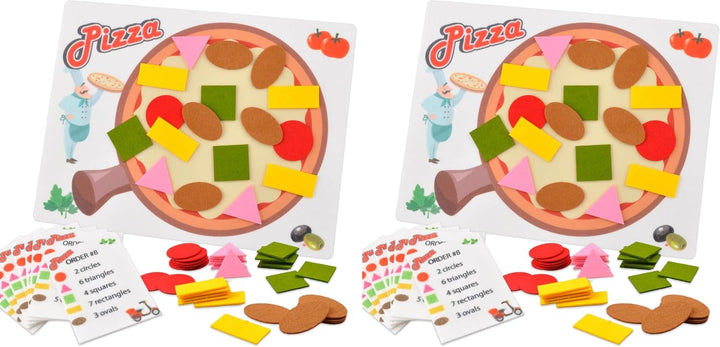 CHEFAN Juguetes para contar pizza para niños pequeños, juguetes de...