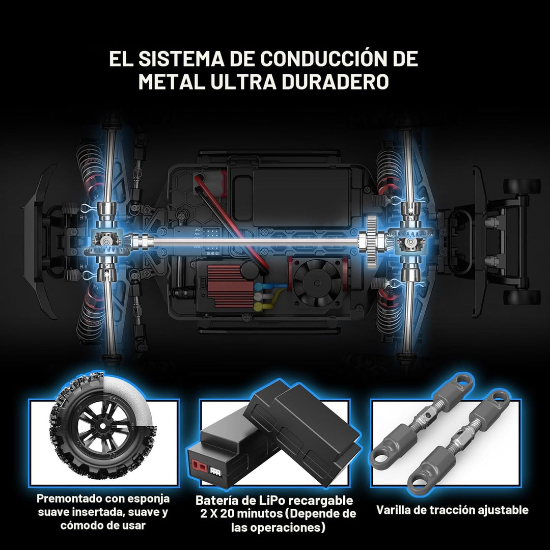 HYPER GO H16BM 1\/16 RTR sin escobillas de alta velocidad eléctrico...