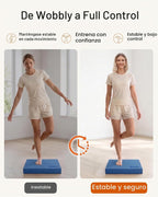 StrongTek Almohadilla de equilibrio profesional de espuma para ejercicios, 15.8 x 13 x 2 pulgadas, rodillera de espuma TPE de alta densidad, antideslizante y resistente al agua, para entrenamiento de