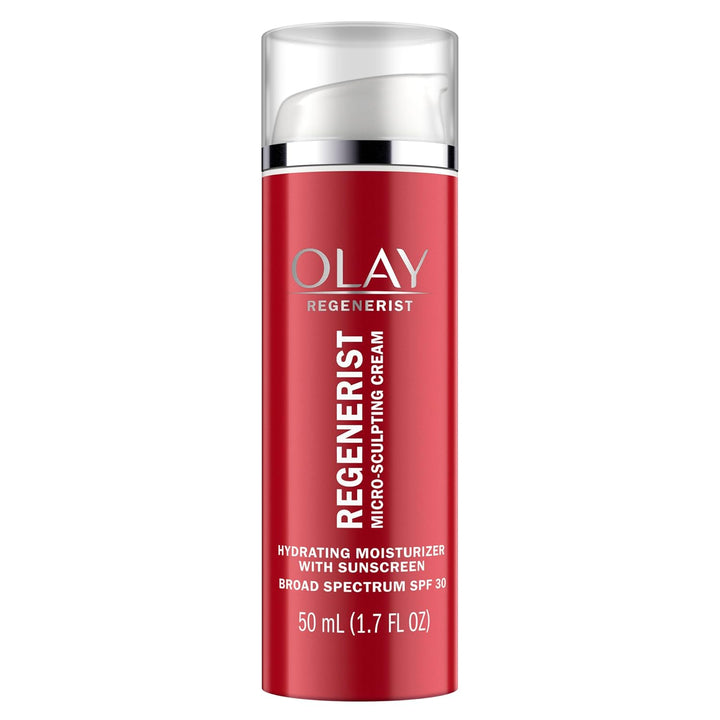 Hidratante facial de Olay Regenerist Crema Micro-Escultora con SPF...