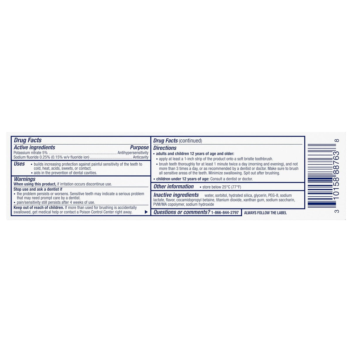 Sensodyne Pronamel - Pasta dental para reparación intensiva del esm...