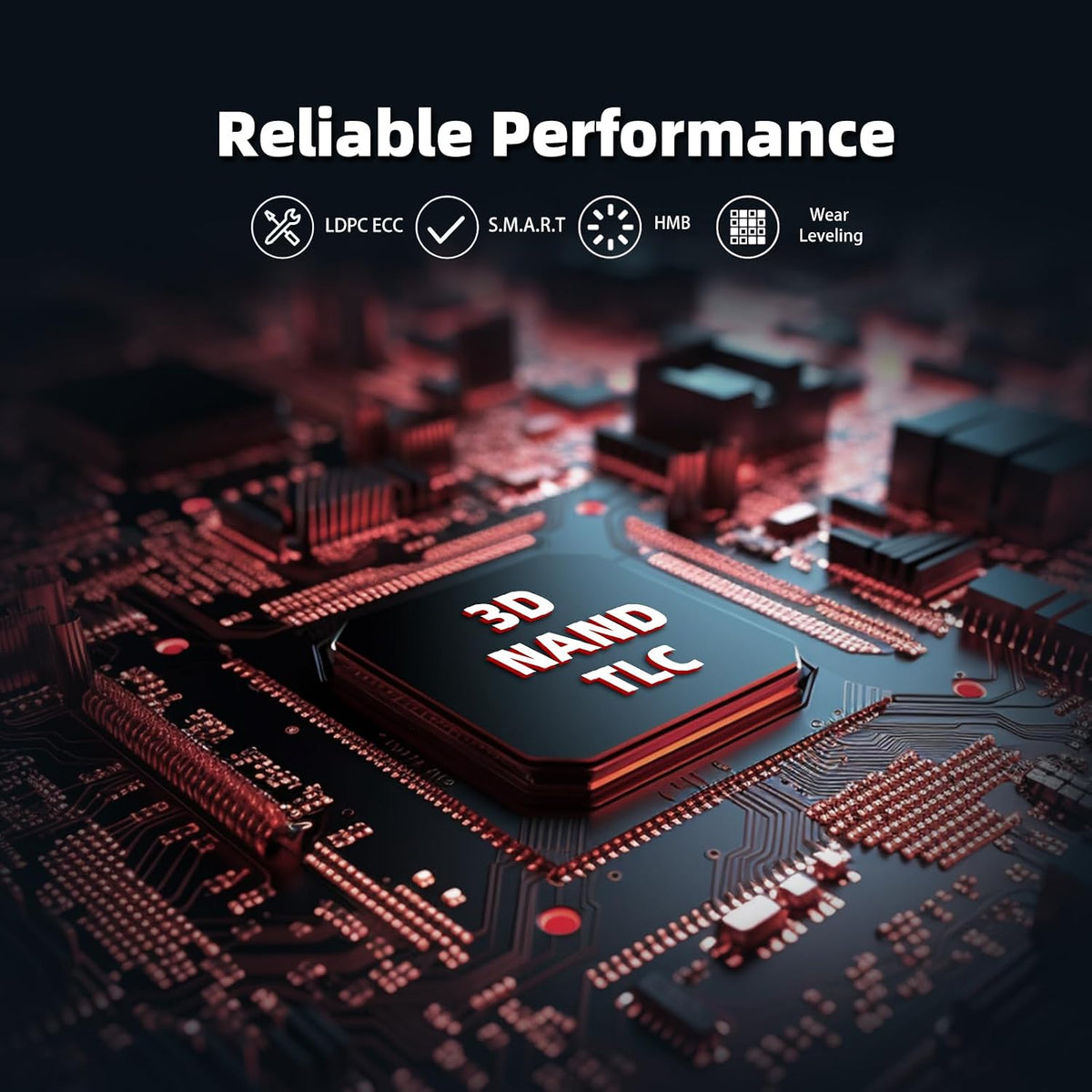 KingSpec Serie NX Gen3x4 NVMe M.2 SSD de 2 TB, hasta 3500 MB\/s, un...
