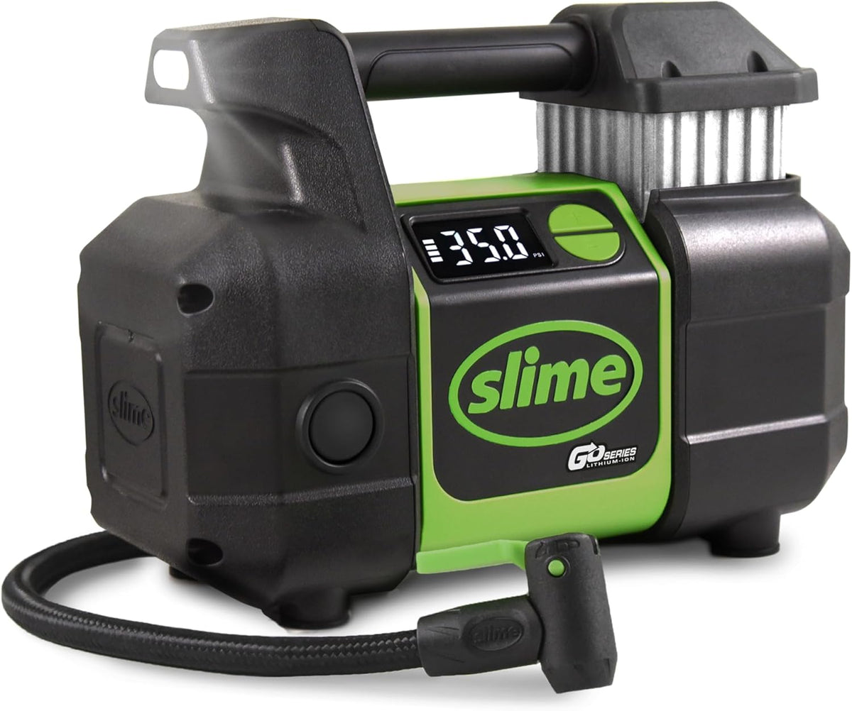 Slime 40086 Inflador de Neumáticos, Inalámbrico, Pro Power, Compres...