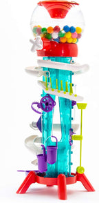 Thames & Kosmos - Máquina de bolas de chicle - Construye tu propia máquina para bolas de chicle aplicando tus conocimientos de física e ingeniería - 12 experimentos posibles | Incluye deliciosas bolas de chicle