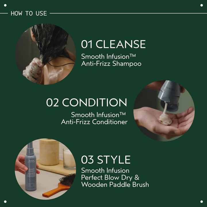 Aveda Smooth Infusion Perfect Blow Dry | Blowout Spray for Sleek, S...