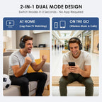 SIMOLIO Auriculares inalámbricos para TV con entrada HDMI ARC y soporte