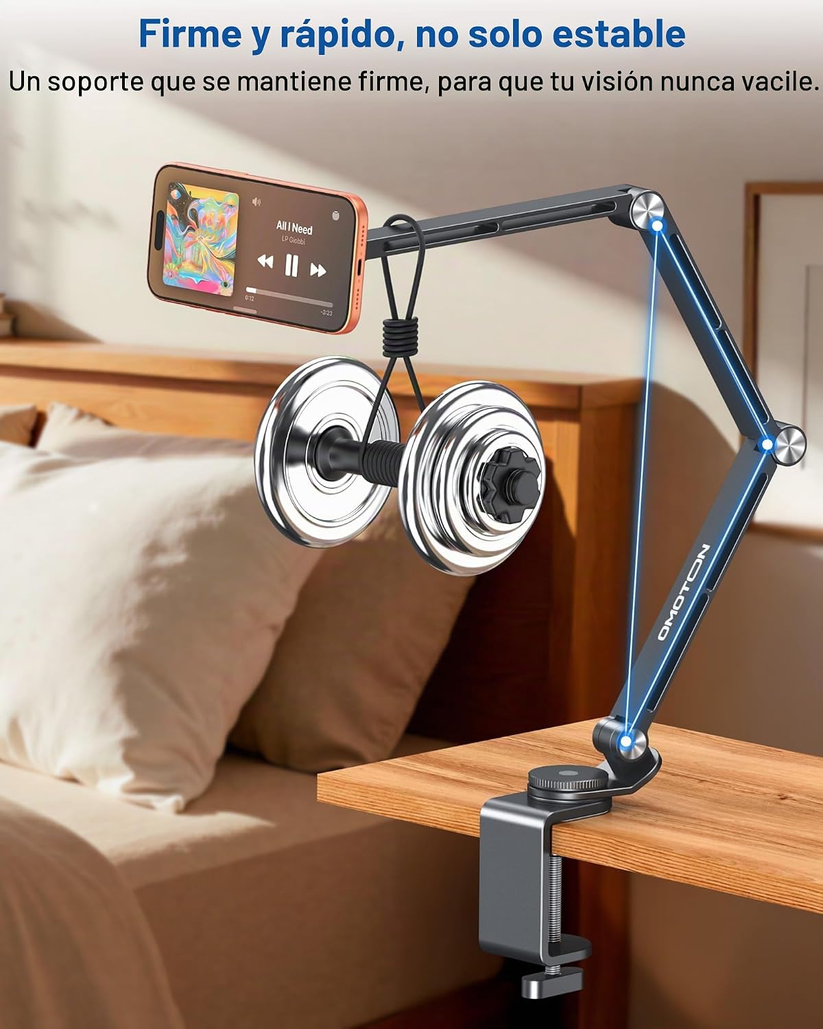 OMOTON Soporte de tableta GH04 para iPad con brazo de aluminio, soporte