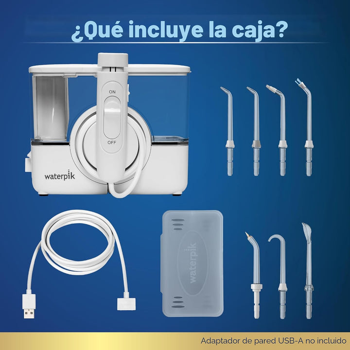 Waterpik ION - Irrigador dental profesional, recargable y portátil...
