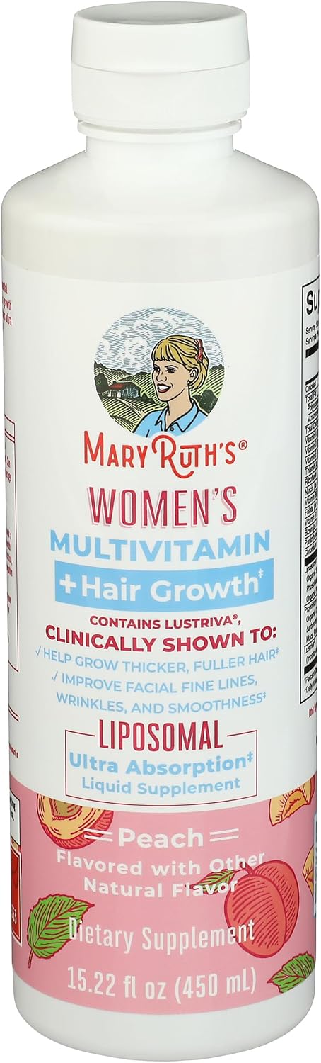 MaryRuth Organics Multivitamínico para mujer + liposomal para el cr...