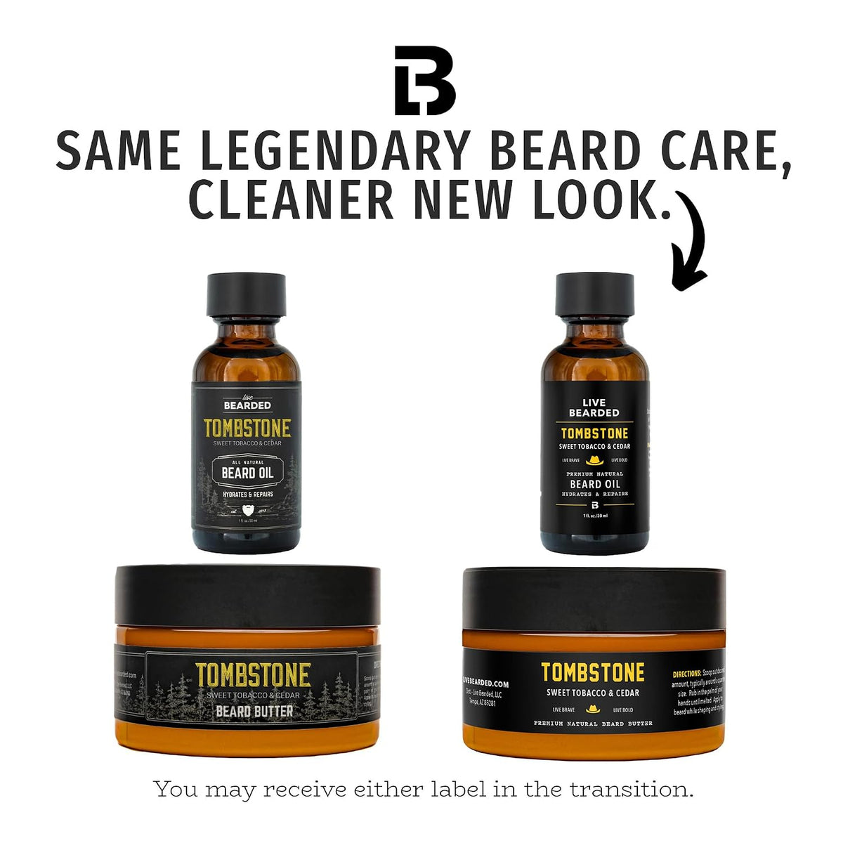 Live Bearded: Kit de aseo para barba con aceite de barba y bálsamo...