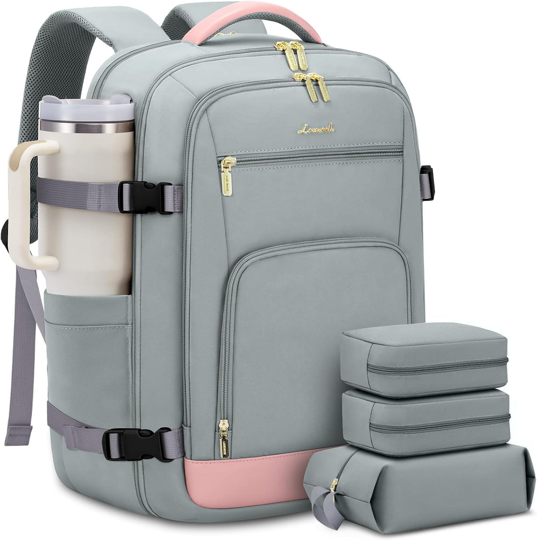 LOVEVOOK Mochila de viaje de 50 L para mujer, aprobada para vuelo,...