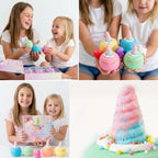 Clear&Fresh - Bombas de baño de unicornio para niños con juguetes