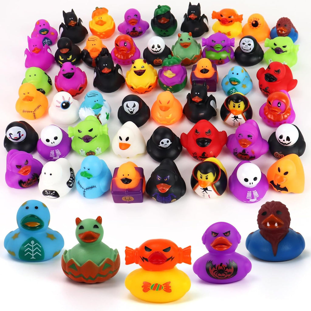 Patos de Halloween para Jeeps - Juego de 50 patos de goma para Halloween a