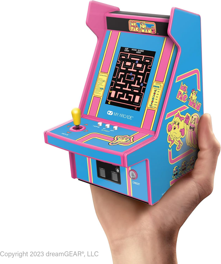 My Arcade Ms. Pac-Man Micro Player Pro: Pantalla de 6.75" de Ar...